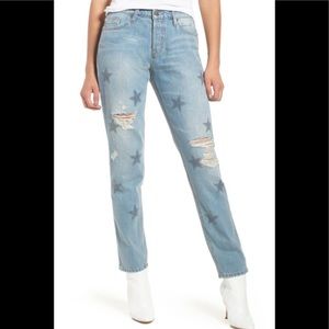 Hudson Reliy Relaxed Crop Straight Jeans